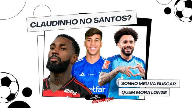 Claudinho no Santos? Sonho meu vá buscar quem mora longe
