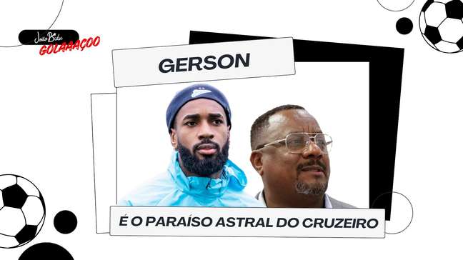 Gerson é o paraíso astral do Cruzeiro