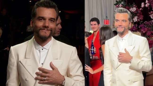 Veja ‘Glambot’ de Wagner Moura durante o Globo de Ouro 2026