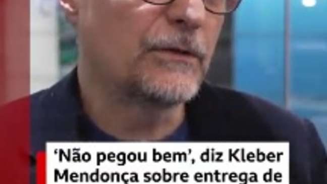 'Não pegou bem', diz Kleber Mendonça sobre entrega de prêmio fora do palco
