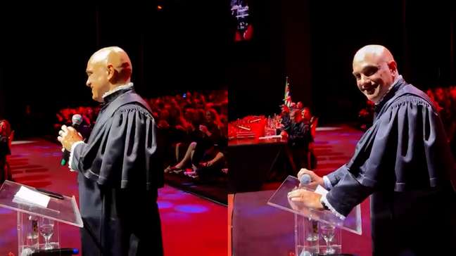 ‘Já fiz o que tinha que fazer’, diz Moraes em evento da USP após transferir Bolsonaro