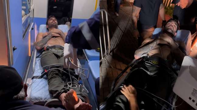 Cantor Luan Pereira passa mal e é socorrido às pressas após show em SP