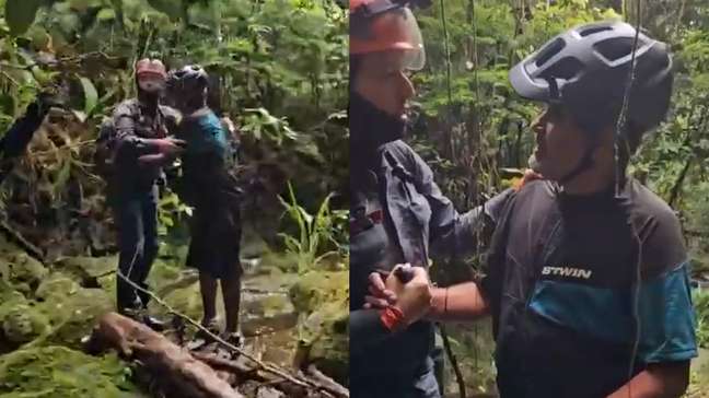 Ciclistas que desapareceram em trilha em Juquitiba (SP) são encontrados pelos bombeiros