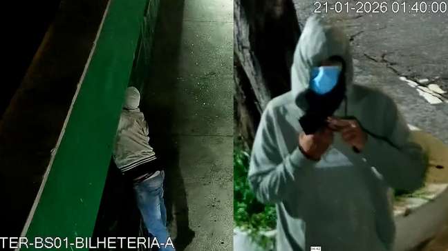 Veja momento em que vândalos picham muro do Allianz Parque e são abordados pela polícia