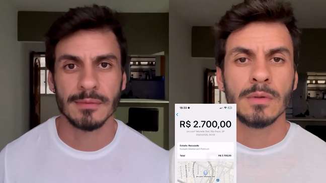 Ator afirma ter sido abandonado em estrada por motorista após negar pagar R$ 2,7 mil por viagem que valia R$ 300
