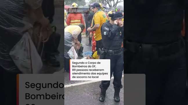 Número de pessoas atingidas por raio em ato pró-Bolsonaro é o maior já registrado, diz Inpe #shorts