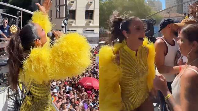 Ivete Sangalo puxa bloco no Rio pela 1ª vez e se emociona ao lembrar de Preta Gil