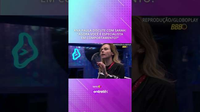 Ana Paula discute com Sarah: 'Agora você é especialista em comportamento?' #shorts
