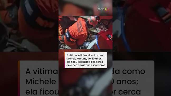 'Me tira daqui': veja resgate de menina de 7 anos que perdeu a mãe em desabamento no RJ #shorts