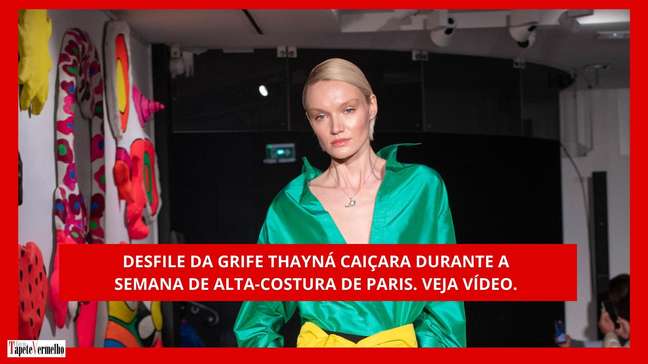 Alta-costura: veja desfile de grife brasileira Thayná Caiçara