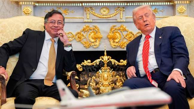 Presidente da Colômbia se encontra com Trump nos EUA