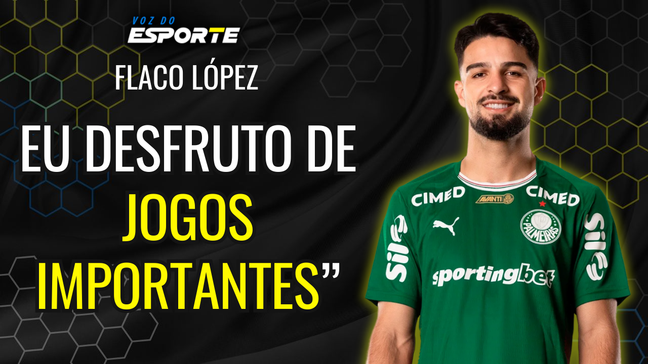 Herói do clássico Flaco López comemora fim de jejum contra o Corinthians