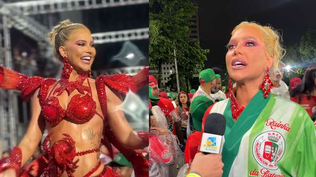 Debaixo de chuva, Virginia levanta foliões em ensaio e avalia performance: ‘Preparada’