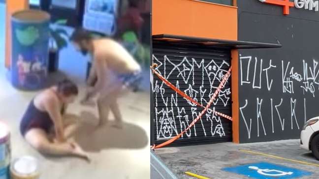 Academia onde jovem morreu após nadar em piscina é pichada em SP