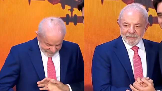 Lula aparece com marca na cabeça em evento, e Planalto diz que presidente fez cauterização