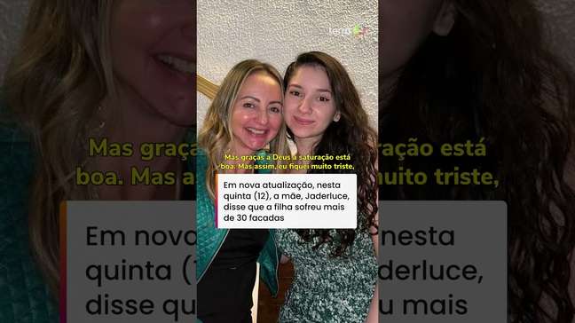 'Mais de 30 facadas': mãe de jovem esfaqueada no RJ atualiza estado de saúde da filha #shorts