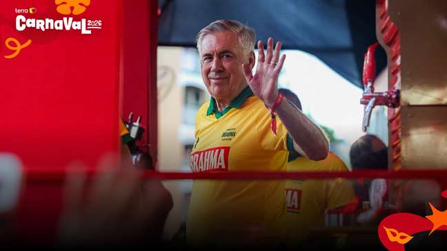 Ancelotti curte o carnaval em Salvador e ouve pedido: 'Traz o hexa'