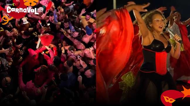 Daniela Mercury inicia circuito cantando no meio do público em Salvador