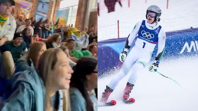 Veja a festa da delegação do Brasil na Itália após ouro de Lucas Pinheiro Braathen nos Jogos de Inverno