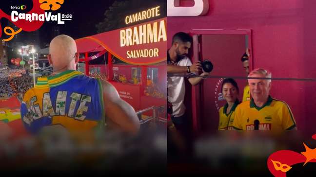 Léo Santana pede para Ancelotti convocar Neymar para a Copa do Mundo no carnaval de Salvador