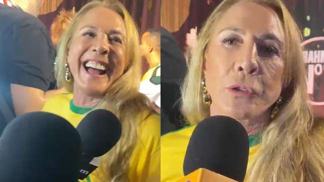 Na Sapucaí, Hortência manda recado para atletas: ‘Esquece o celular’