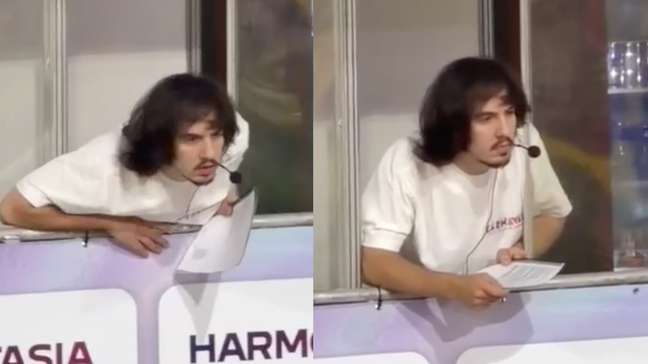 'Fiuk da Harmonia': Jurado viraliza por não tirar os olhos da avenida em São Paulo