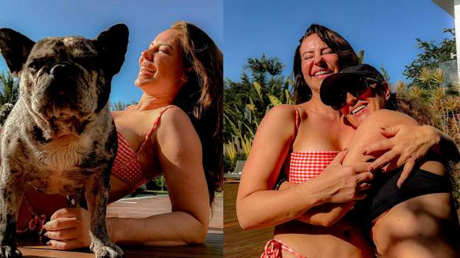 Dança de hit viral, sinuca e piscina: Paolla Oliveira mostra manhã relaxante no carnaval