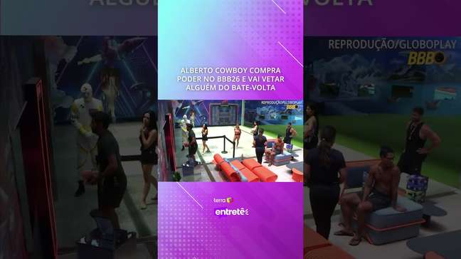 Alberto Cowboy compra poder no BBB26 e vai vetar alguém do Bate-Volta #shorts