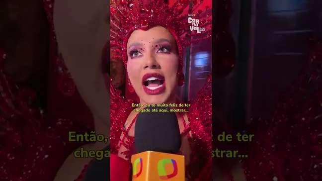 Virginia fala sobre nervosismo antes de estrear na Sapucaí: 'Tenho acordado suada #shorts