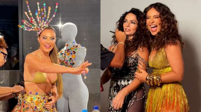 Paolla mostra perrengues que enfrentou no carnaval em novo vídeo de bastidores: 'Quem sabe faz ao vivo'