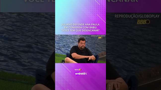 Juliano defende Ana Paula em conversa com Babu: "Você tem que desencanar" #shorts
