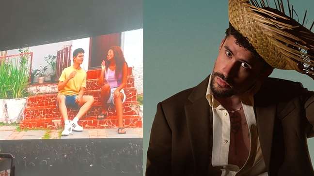 Bad Bunny leva atores brasileiros e referências latinas à abertura de show em São Paulo