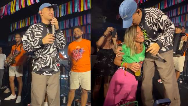 João Gomes interrompe show para aplaudir cientista que desenvolveu polilaminina: 'Celebridade'