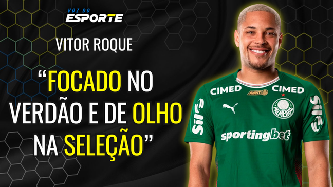 Decisivo, Vitor Roque celebra gols e projeta Seleção Brasileira