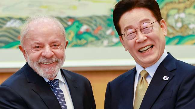 Presidente sul-coreano posta vídeo de IA com Lula: ‘Somos irmãos'