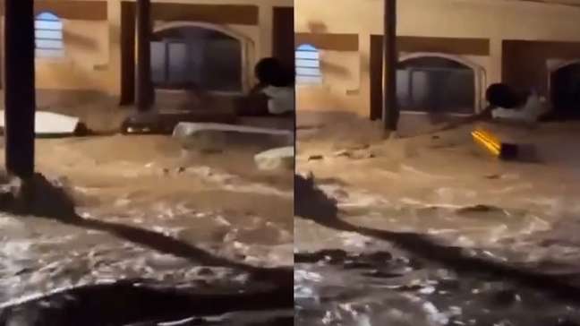 Chuvas em MG: caixões são levados por correnteza durante enchente em Ubá