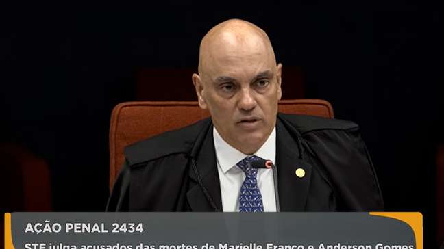Em voto, Moraes diz que Marielle era ‘uma mulher preta que peitou interesses de milicianos'