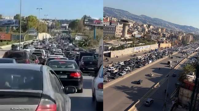 Libaneses fogem de Beirute após ordem de evacuação de Israel