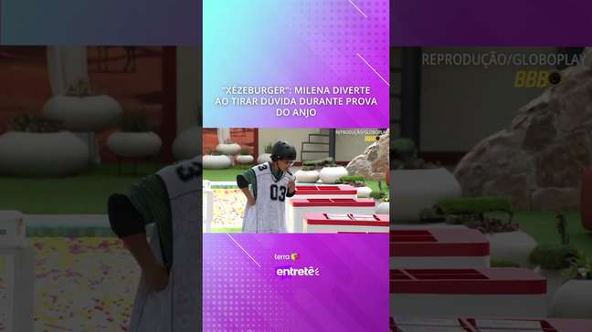 "Xézeburger": Milena diverte ao tirar dúvida durante Prova do Anjo
