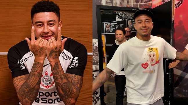 Jesse Lingard visita museu do Corinthians no Parque São Jorge