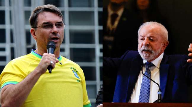 Lula tem 46% e Flávio Bolsonaro 43% das intenções de voto no 2º turno