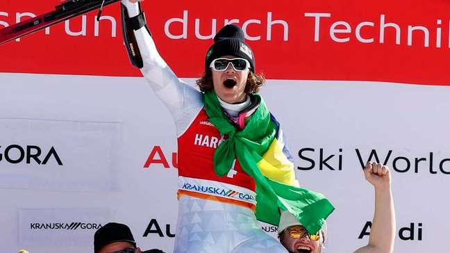 Lucas Pinheiro conquista 2º ouro do Brasil no slalom gigante