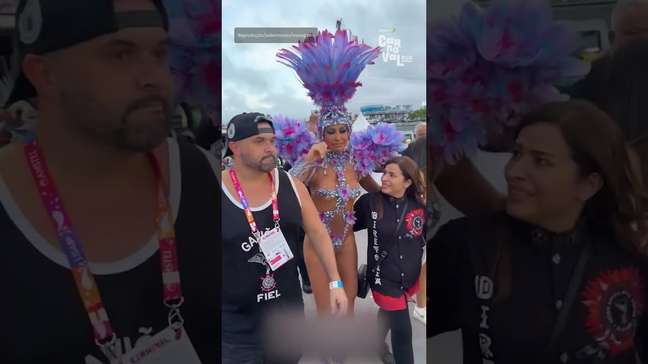 Sabrina Sato chora após perder o desfile da Gaviões da Fiel: 'Não acredito' #shorts