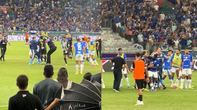 Vídeo da arquibancada mostra novo ângulo de pancadaria em Cruzeiro x Atlético-MG no Mineirão