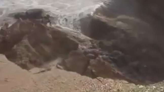 Reservatório se rompe após fortes chuvas em município do Rio Grande do Norte