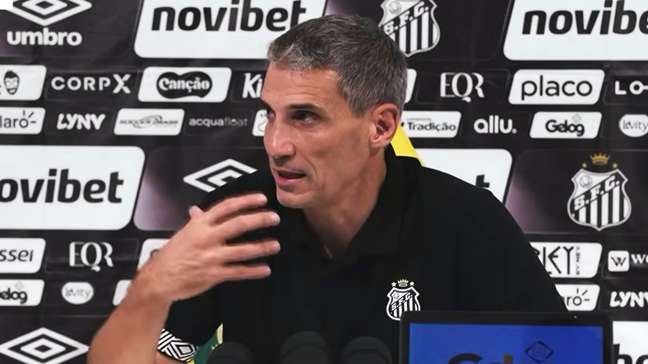 Técnico do Santos explica ausência de Neymar em jogo com presença de Ancelotti: ‘Controle de carga’