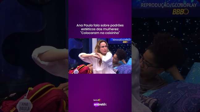 Ana Paula fala sobre padrões estéticos das mulheres: "Colocaram na caixinha" #shorts