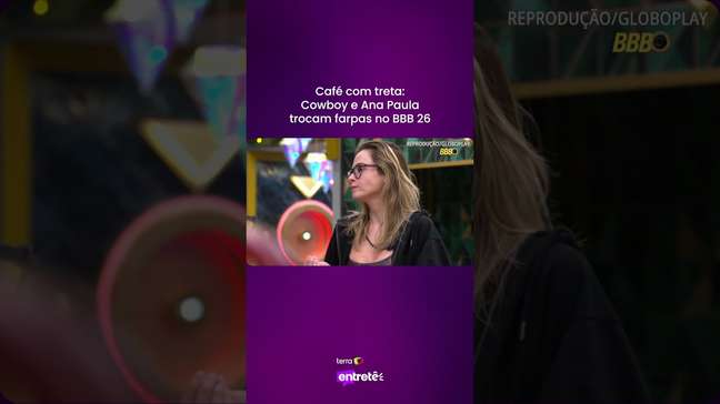 Café com treta: Cowboy e Ana Paula trocam farpas no BBB 26 #shorts