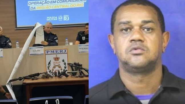 Comandante da PM mostra extensa ficha criminal de ‘Jiló dos Prazeres’, morto em operação no RJ