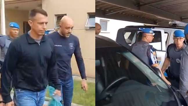 Vídeo mostra momento da prisão de tenente-coronel indiciado pela morte da esposa em SP